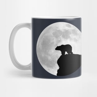 Bear under the moon Mug